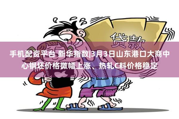 手机配资平台 新华指数|3月3日山东港口大商中心钢坯价格微幅上涨、热轧C料价格稳定